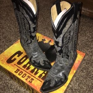 Sequins Pointed Toed Cowgirl Boots